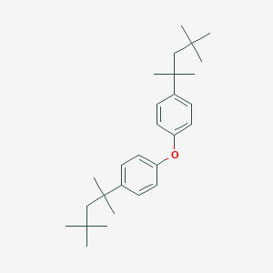 molecular formula C28H42O B089415 Bis(4-(1,1,3,3-tetramethylbutyl)phenyl) ether CAS No. 101-58-6