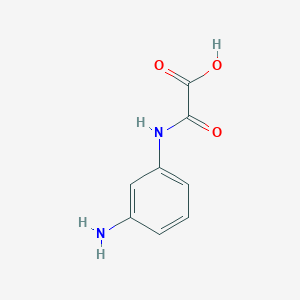 molecular formula C8H8N2O3 B089416 [(3-AMINOPHENYL)AMINO]OXOACETIC ACID CAS No. 101-09-7