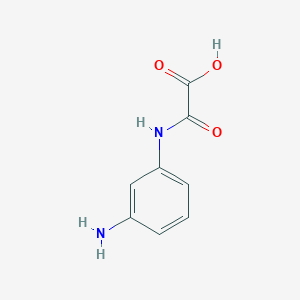 B089416 Acetic acid, [(3-aminophenyl)amino]oxo- CAS No. 101-09-7
