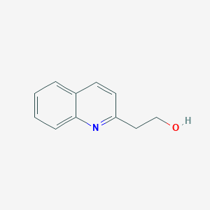 molecular formula C11H11NO B089422 2-(2-Hydroxyethyl)quinoline CAS No. 1011-50-3