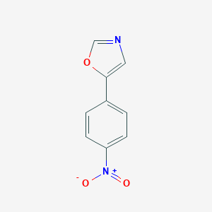 molecular formula C9H6N2O3 B089424 5-(4-硝基苯基)噁唑 CAS No. 1014-23-9