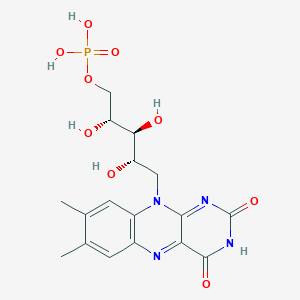 molecular formula C17H21N4O9P B089457 Flavin mononucleotide CAS No. 146-17-8