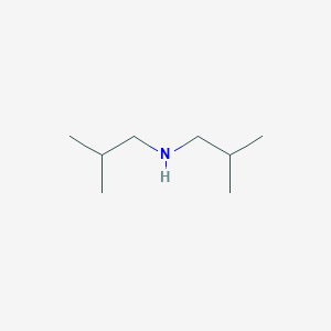 molecular formula C8H19N<br>CH3CH(CH3)CH2NHCH2CH(CH3)CH3<br>C8H19N B089472 Diisobutylamine CAS No. 110-96-3