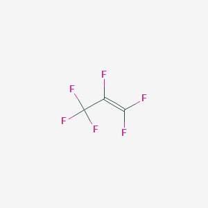 molecular formula C3F6 B089477 Hexafluoropropene CAS No. 116-15-4