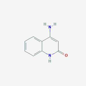 molecular formula C9H8N2O B008948 4-氨基喹啉-2-酮 CAS No. 110216-87-0