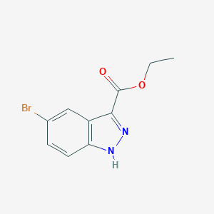 molecular formula C10H9BrN2O2 B089483 Ethyl 5-bromo-1H-indazole-3-carboxylate CAS No. 1081-04-5
