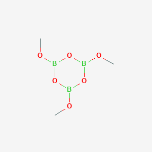 molecular formula C3H9B3O6 B089493 三甲氧基硼氧烷 CAS No. 102-24-9