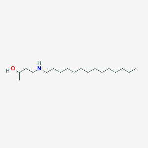 molecular formula C18H39NO B089496 N-Myristyl-3-hydroxybutylamine CAS No. 143-26-0