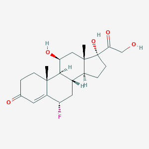 molecular formula C21H29FO5 B089501 6-alpha-Fluorhydrocortisone CAS No. 1053-58-3
