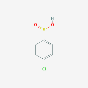 molecular formula C6H5ClO2S B089508 4-Chlorobenzenesulfinic acid CAS No. 100-03-8