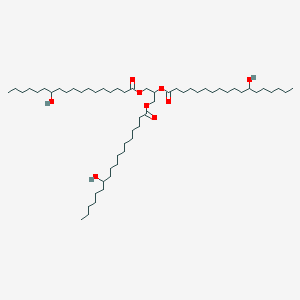 molecular formula C57H110O9 B089512 Hydrogenated castor oil CAS No. 139-44-6