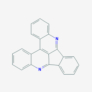 molecular formula C22H12N2 B089514 Dibenz(c,f)indeno(1,2,3-ij)(2,7)naphthyridine CAS No. 193-40-8