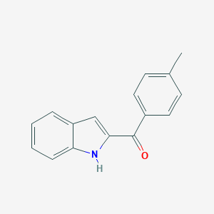 molecular formula C16H13NO B089517 1H-indol-2-yl-(4-methylphenyl)methanone CAS No. 1026-21-7