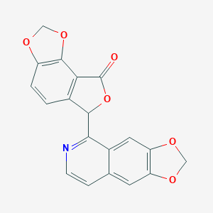 6-(1,3-Dioxolo[4,5-g]isoquinolin-5-yl)furo[3,4-e]-1,3-benzodioxol-8(6H)-one