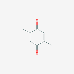 molecular formula C8H8O2 B089530 2,5-Dimethyl-4-benzoquinone CAS No. 137-18-8