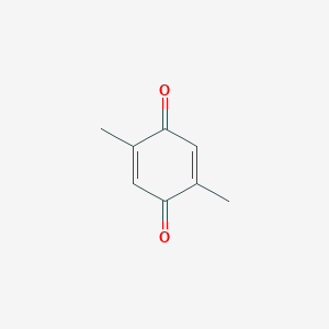 molecular formula C8H8O2 B089530 2,5-Dimethyl-1,4-benzoquinone CAS No. 137-18-8