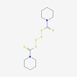 molecular formula C12H20N2S6 B089536 Dipentamethylenethiuram tetrasulfide CAS No. 120-54-7