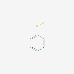 molecular formula C7H8S B089551 Thioanisole CAS No. 100-68-5