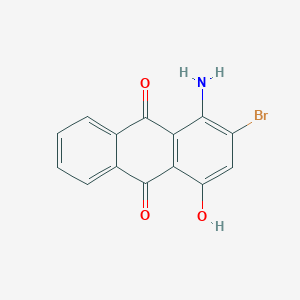 molecular formula C14H8BrNO3 B089553 1-Amino-2-bromo-4-hydroxyanthraquinone CAS No. 116-82-5