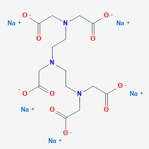 molecular formula C14H18N3Na5O10 B089557 Pentasodium diethylenetriaminepentaacetate CAS No. 140-01-2