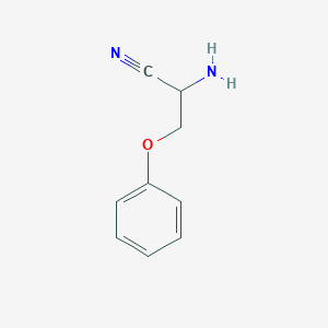 2-Amino-3-phenoxypropanenitrile