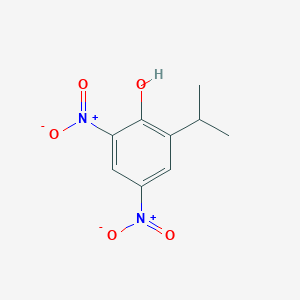 molecular formula C9H10N2O5 B089570 2,4-Dinitro-6-isopropylphenol CAS No. 118-95-6