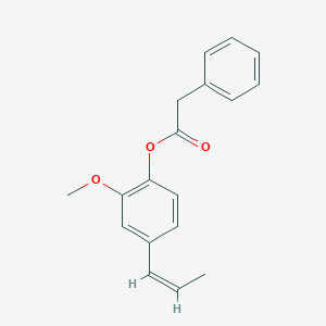 molecular formula C18H18O3 B089571 Isoeugenyl phenylacetate CAS No. 120-24-1