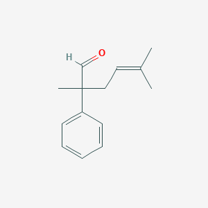 B089579 2,5-Dimethyl-2-phenylhex-4-enal CAS No. 1015-18-5
