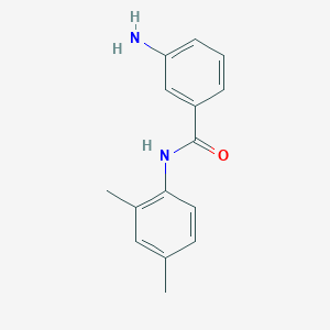 molecular formula C15H16N2O B008958 3-amino-N-(2,4-dimethylphenyl)benzamide CAS No. 102630-87-5
