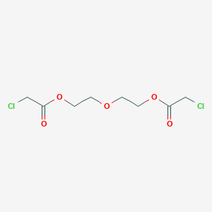 molecular formula C8H12Cl2O5 B089580 Oxydi(ethane-2,1-diyl) bis(chloroacetate) CAS No. 106-78-5