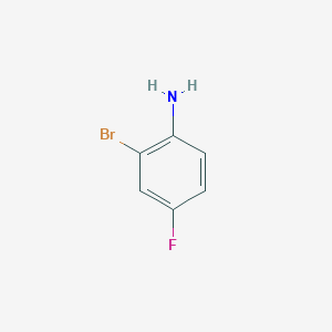 molecular formula C6H5BrFN B089589 2-Bromo-4-fluoroaniline CAS No. 1003-98-1