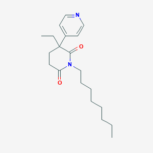 3-Ethyl-1-n-octyl-3-(4-pyridyl)piperidine-2,6-dione