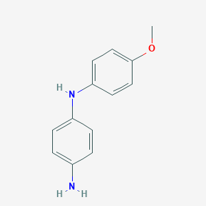 molecular formula C13H14N2O B089606 1,4-苯二胺，N-(4-甲氧基苯基)- CAS No. 101-64-4