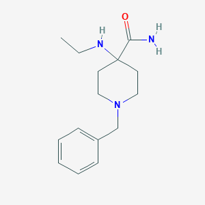 molecular formula C15H23N3O B089607 1-苄基-4-(乙基氨基)哌啶-4-甲酰胺 CAS No. 1027-91-4