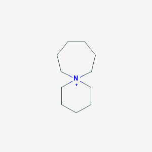 molecular formula C11H22N+ B089609 6-Azoniaspiro[5.6]dodecane CAS No. 181-29-3