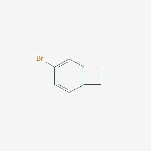 molecular formula C8H7Br B089620 3-Bromobicyclo[4.2.0]octa-1,3,5-triene CAS No. 1073-39-8