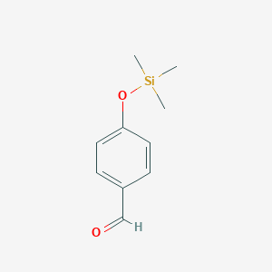 molecular formula C10H14O2Si B089630 4-[(trimethylsilyl)oxy]benzaldehyde CAS No. 1012-12-0