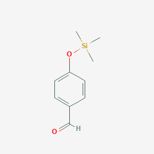 molecular formula C10H14O2Si B089630 p-((Trimethylsilyl)oxy)benzaldehyde CAS No. 1012-12-0