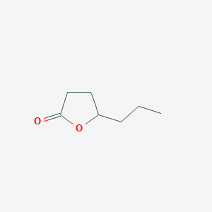 molecular formula C7H12O2 B089637 gamma-Heptalactone CAS No. 105-21-5