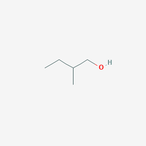 molecular formula C5H12O<br>C5H12O<br>CH3CH2CH(CH3)CH2OH B089646 2-Methyl-1-butanol CAS No. 137-32-6