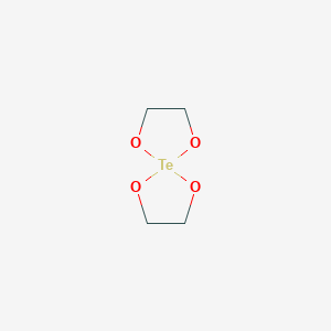 molecular formula C4H8O4Te B089650 1,4,6,9-Tetraoxa-5lambda~4~-telluraspiro[4.4]nonane CAS No. 176-57-8