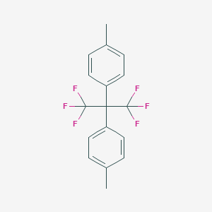 molecular formula C17H14F6 B089652 2,2-Bis(4-methylphenyl)hexafluoropropane CAS No. 1095-77-8