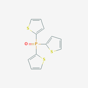 molecular formula C12H9OPS3 B089653 Tri(2-thienyl)phosphine oxide CAS No. 1021-21-2