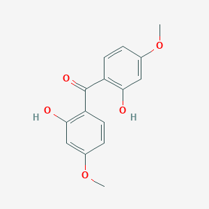 molecular formula C15H14O5 B089677 2,2'-Dihydroxy-4,4'-dimethoxybenzophenone CAS No. 131-54-4