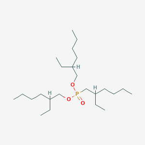 molecular formula C24H51O3P B089678 Bis(2-ethylhexyl)-2-ethylhexylphosphonate CAS No. 126-63-6