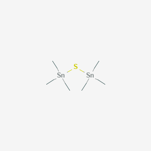 molecular formula C6H18SSn2 B089681 Hexamethyldistannathiane CAS No. 1070-91-3