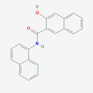 molecular formula C21H15NO2 B089689 3-羟基-N-1-萘甲酰-2-萘酰胺 CAS No. 132-68-3