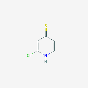 molecular formula C5H4ClNS B008969 2-Chloropyridine-4-thiol CAS No. 106962-88-3