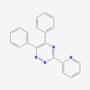 molecular formula C20H14N4 B089699 3-(2-吡啶基)-5,6-二苯基-1,2,4-三嗪 CAS No. 1046-56-6