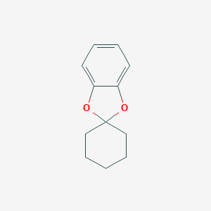 molecular formula C12H14O2 B089714 Spiro[1,3-benzodioxole-2,1'-cyclohexane] CAS No. 182-55-8
